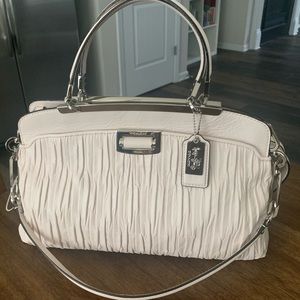 Coach Madison Parchment White